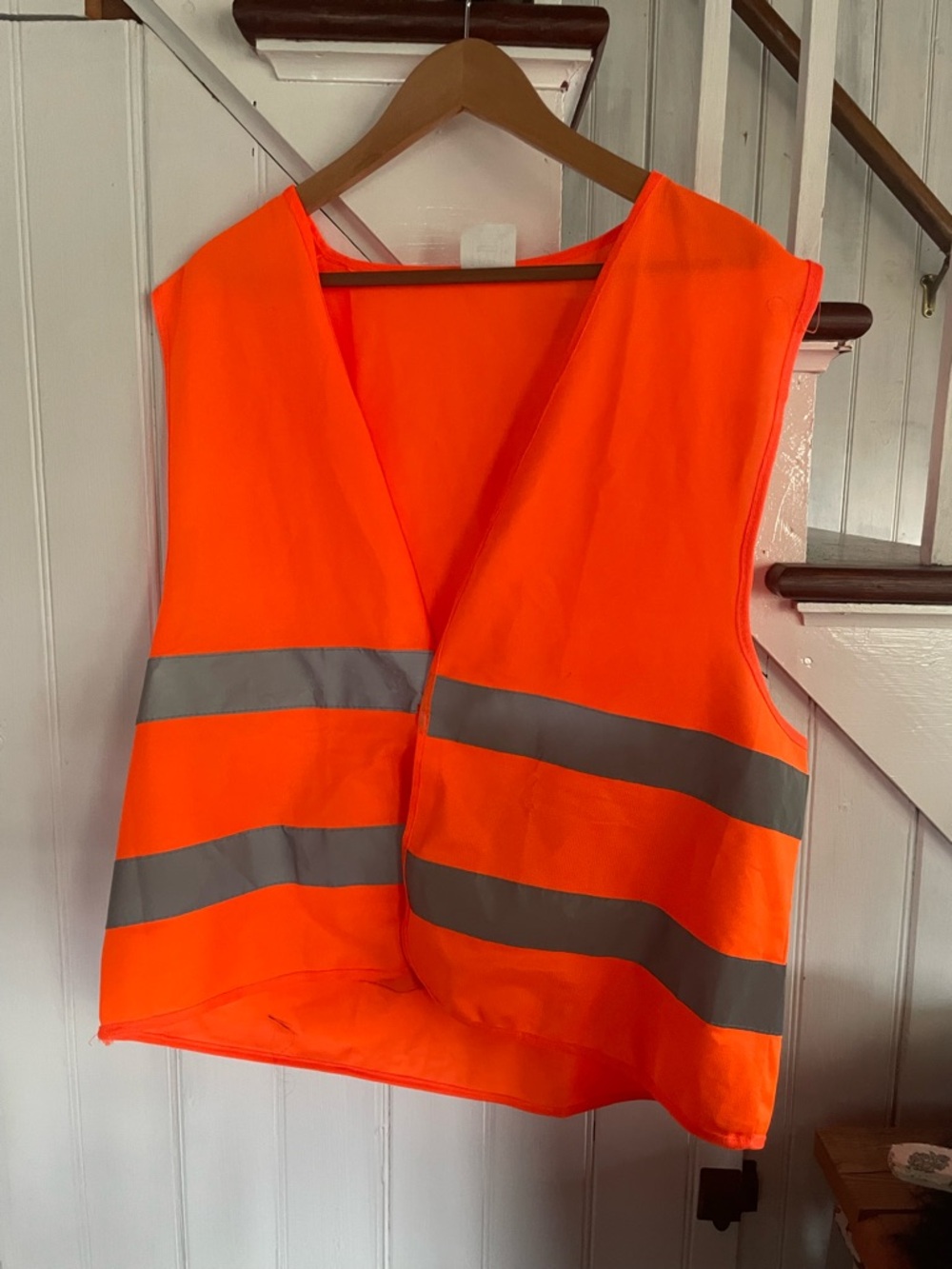 High-Visibility Orange Safety Vest